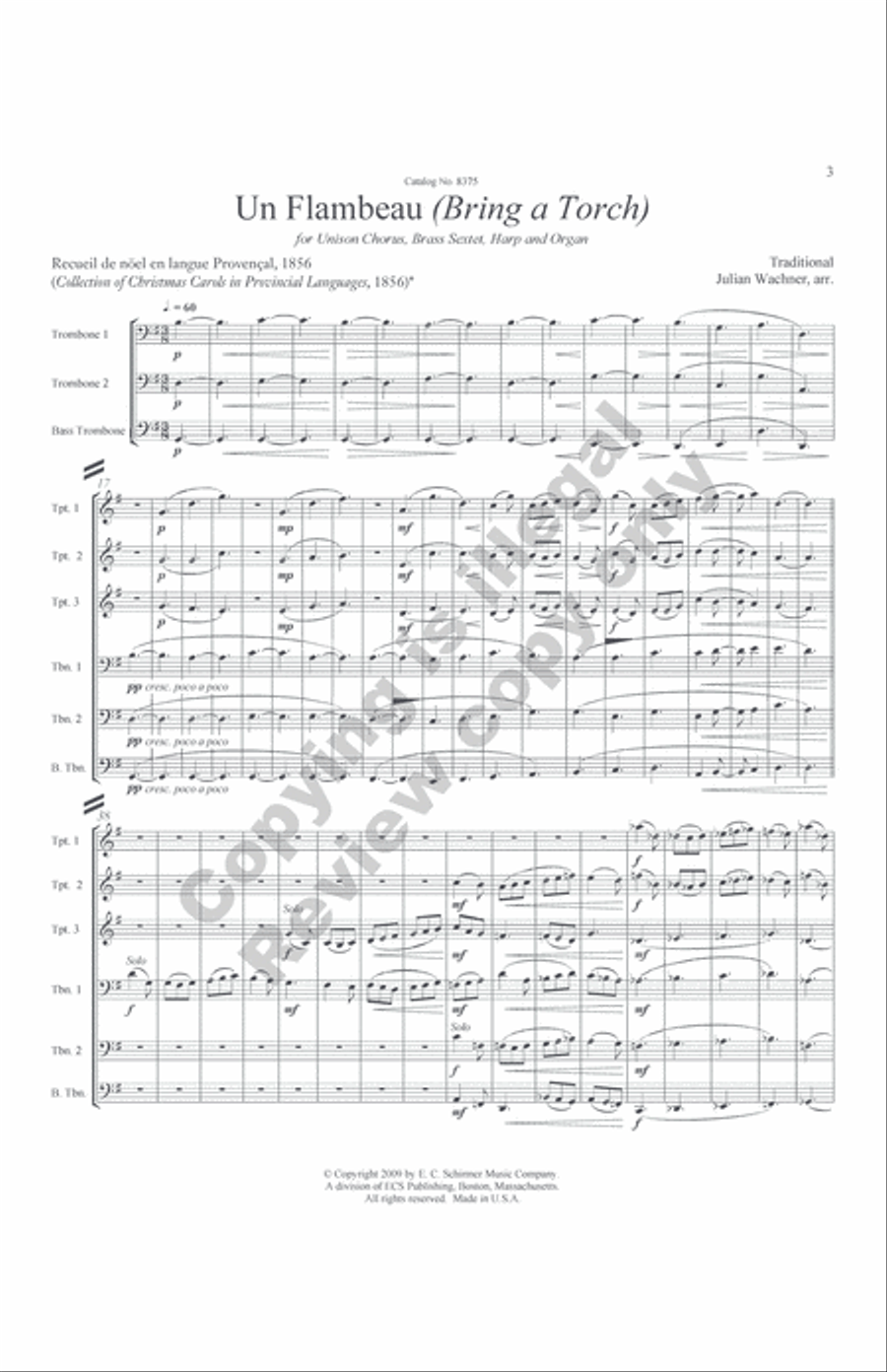 The Snow Lay On the Ground!: Nine Festive Carol Settings (Complete Compilation Full Score) Choir scores gallery preview page 27