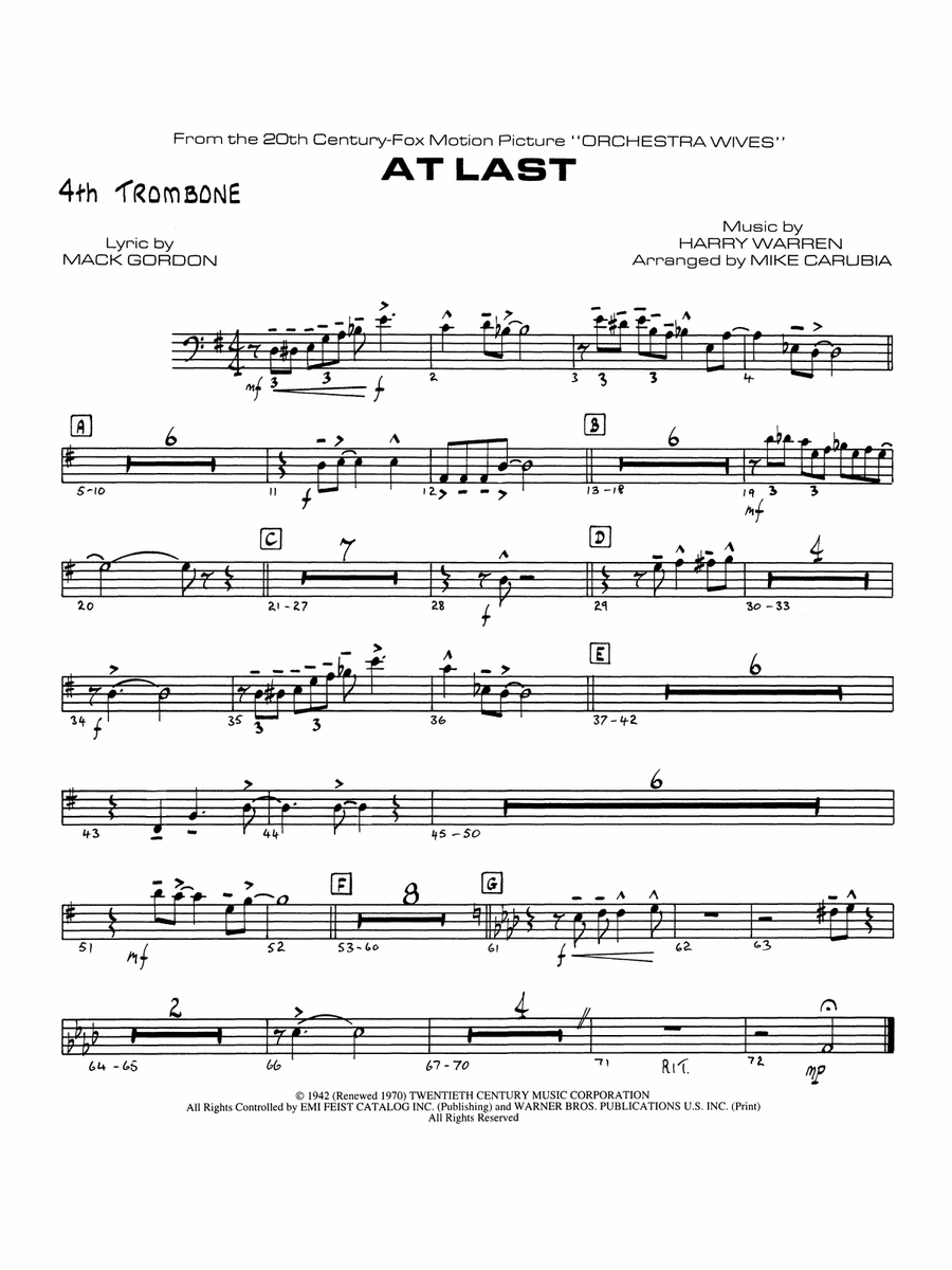 At Last: 4th Trombone