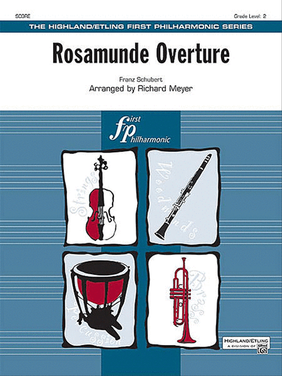 Rosamunde Overture Full Orchestra scores gallery preview page 1