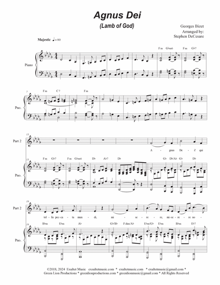 Agnus Dei (2-part choir) image number null