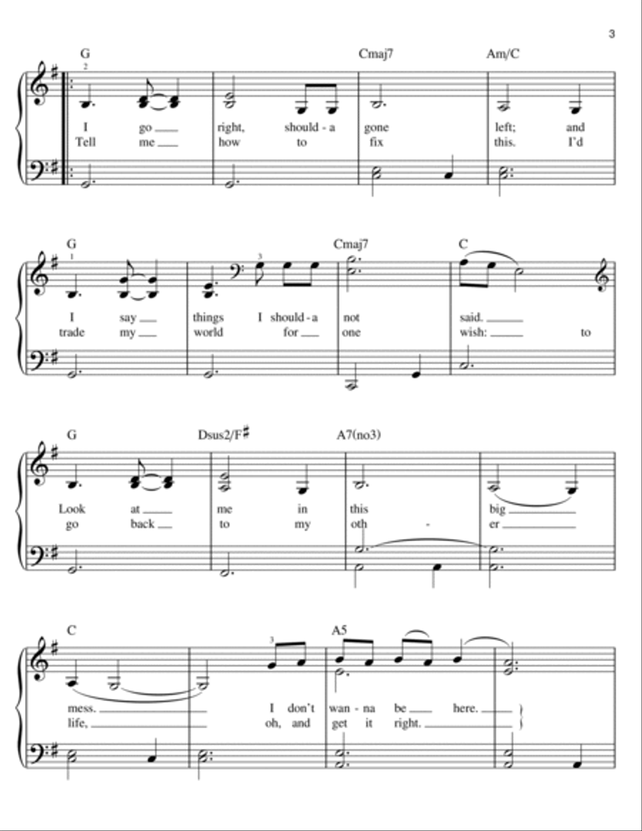 Mixed Up Mixed Up Easy Piano scores gallery preview page 3