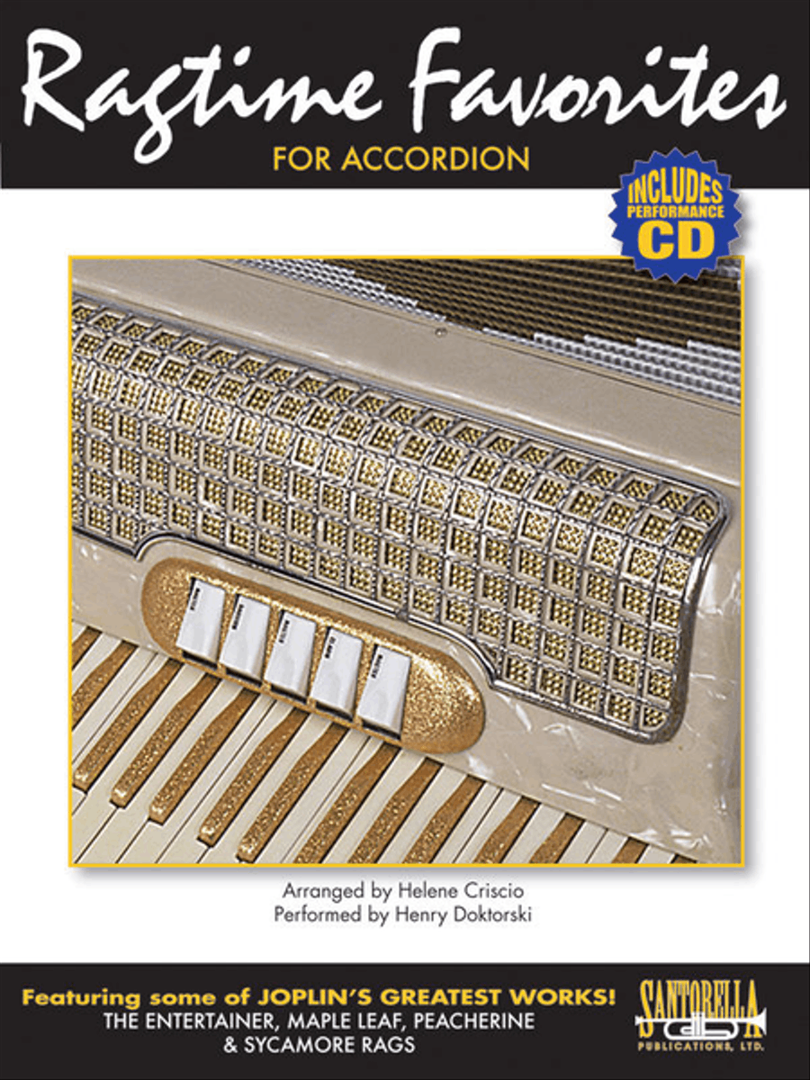 Ragtime Favorites for Accordion with CD Accordion scores gallery preview page 1