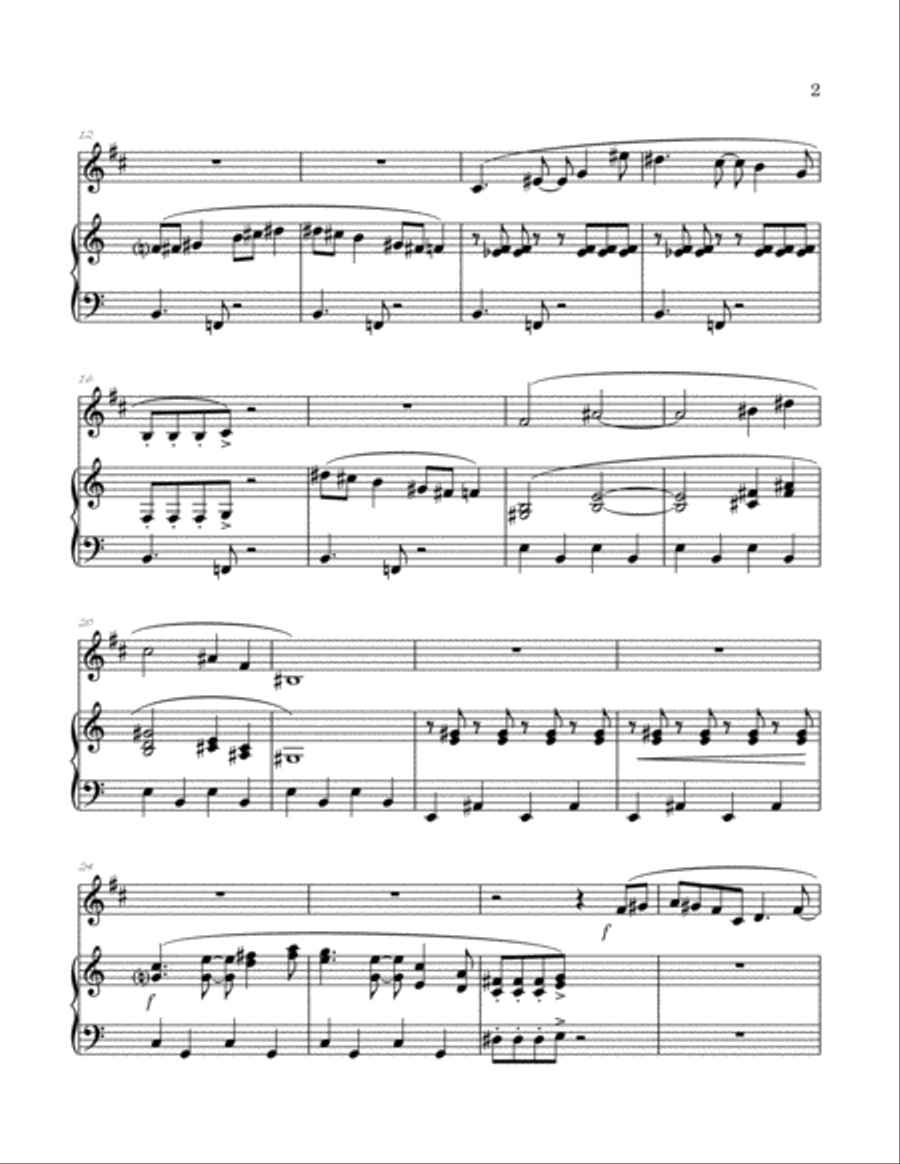 Theme From The Simpsons Clarinet Solo scores gallery preview page 3