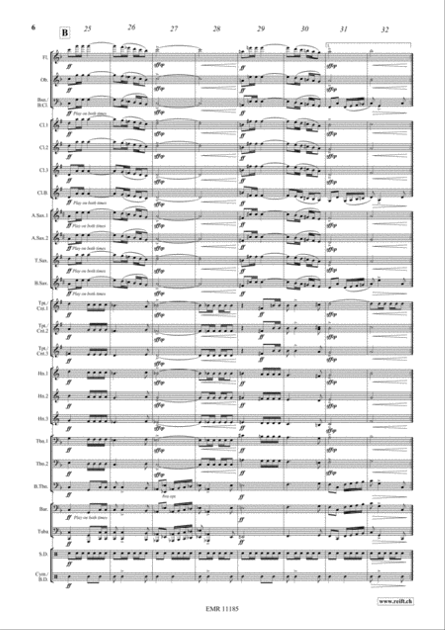 Liberte En Fete Concert Band scores gallery preview page 7