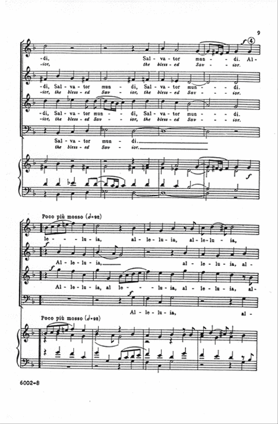 Angelus Ad Pastores Ait (Angels, then to the shepherds saying) 4-Part scores gallery preview page 8