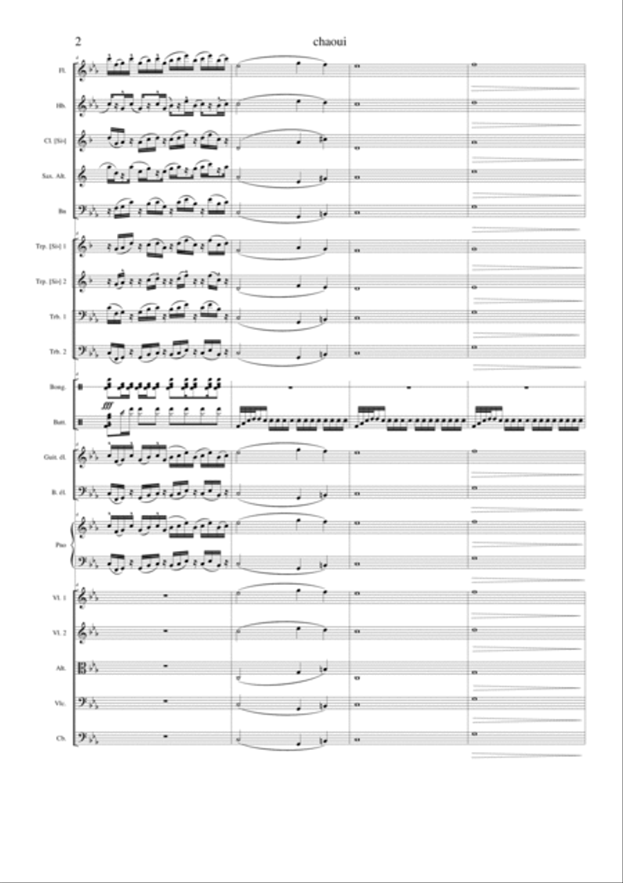 la danse de Aurès la danse de Aurès Full Orchestra scores gallery preview page 3