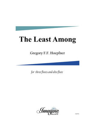 Book cover for The Least Among You (3 Flutes, Alto Flute)
