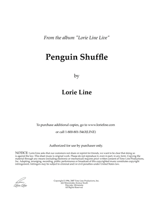 Book cover for Penguin Shuffle (from PBS Lorie Line Live!)