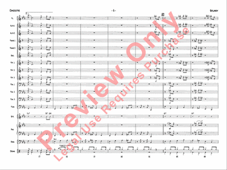 Splanky Jazz Ensemble scores gallery preview page 11