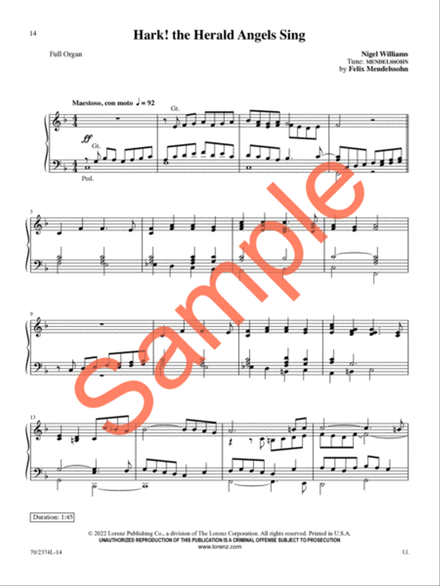 Christmas Miniatures for Organ image number null