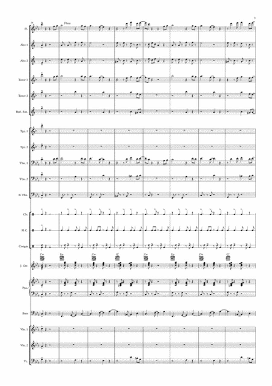 Sucre y Santander Sucre y Santander Concert Band scores gallery preview page 3