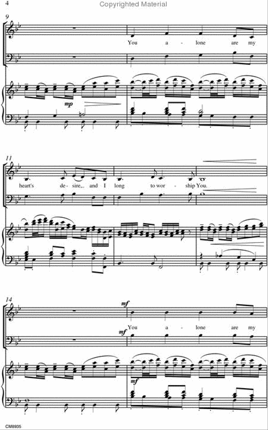 As the Deer As the Deer 4-Part scores gallery preview page 3