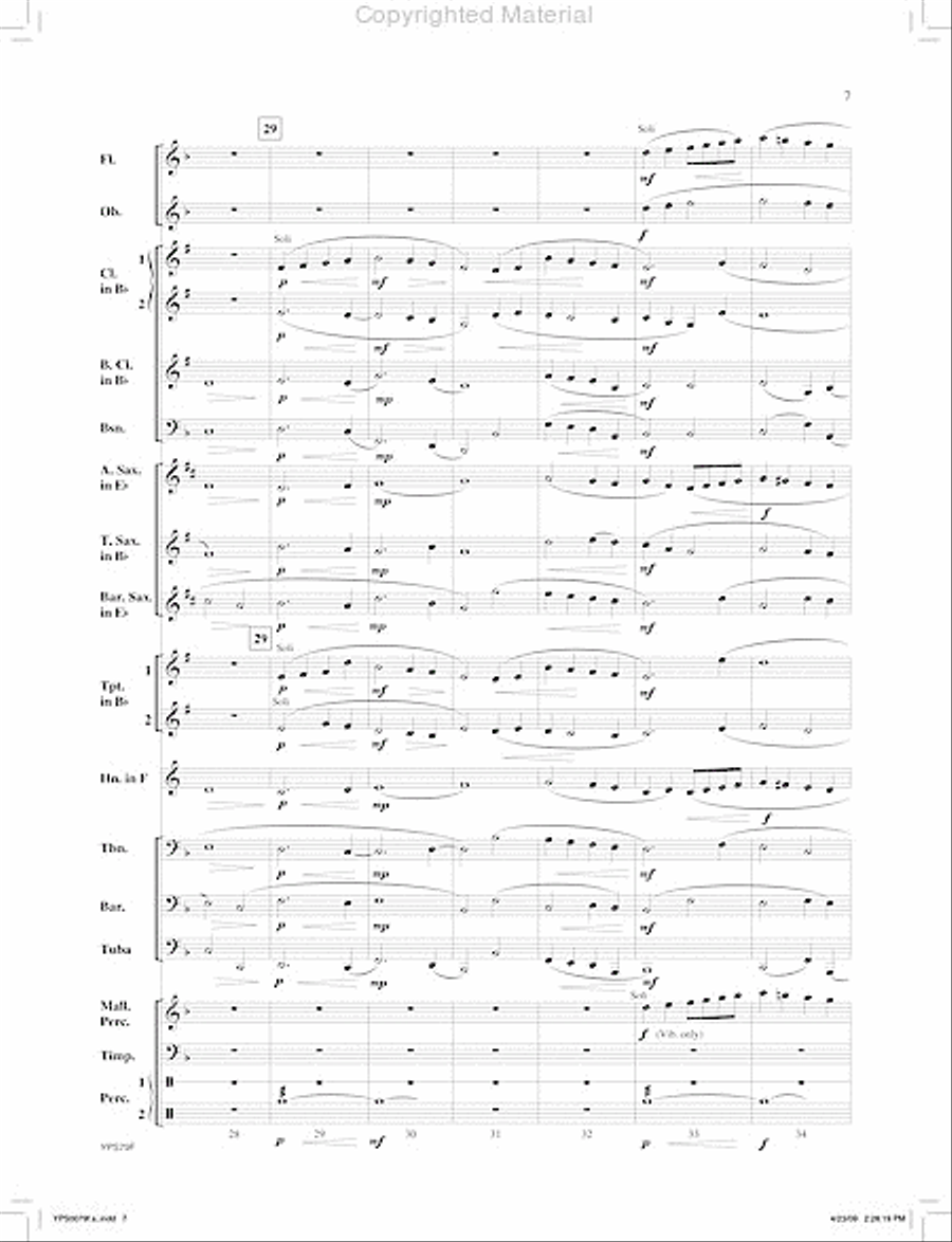 Whispering Pines Concert Band scores gallery preview page 8