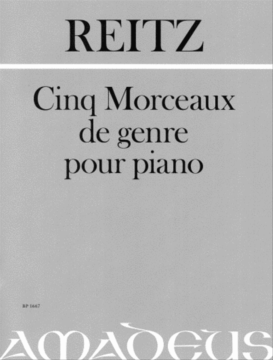 Five pieces Piano Solo scores gallery preview page 1