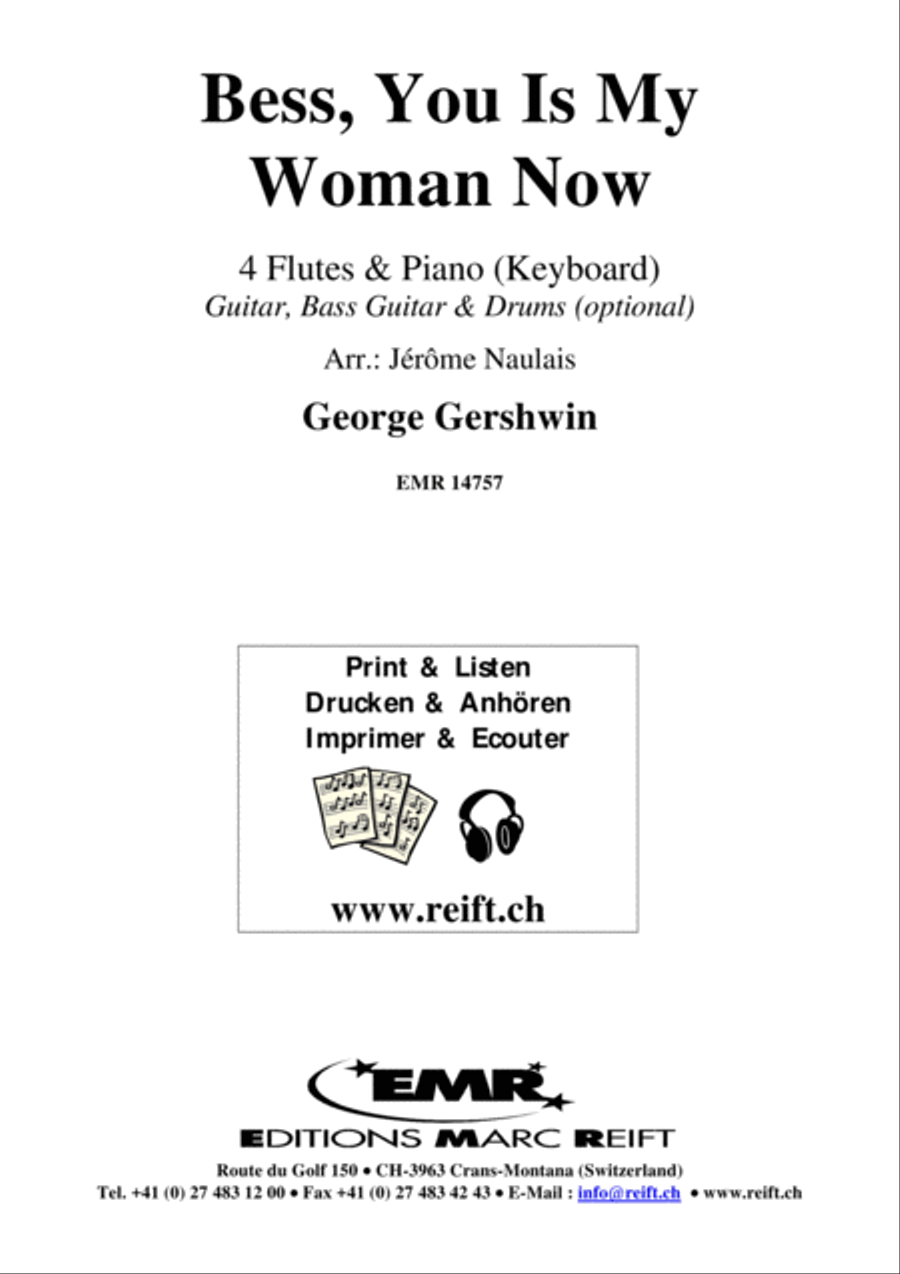 Bess, You Is My Woman Now Flute scores gallery preview page 2