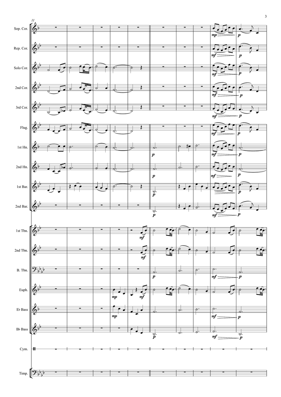 Amazing Grace Brass Ensemble scores gallery preview page 3