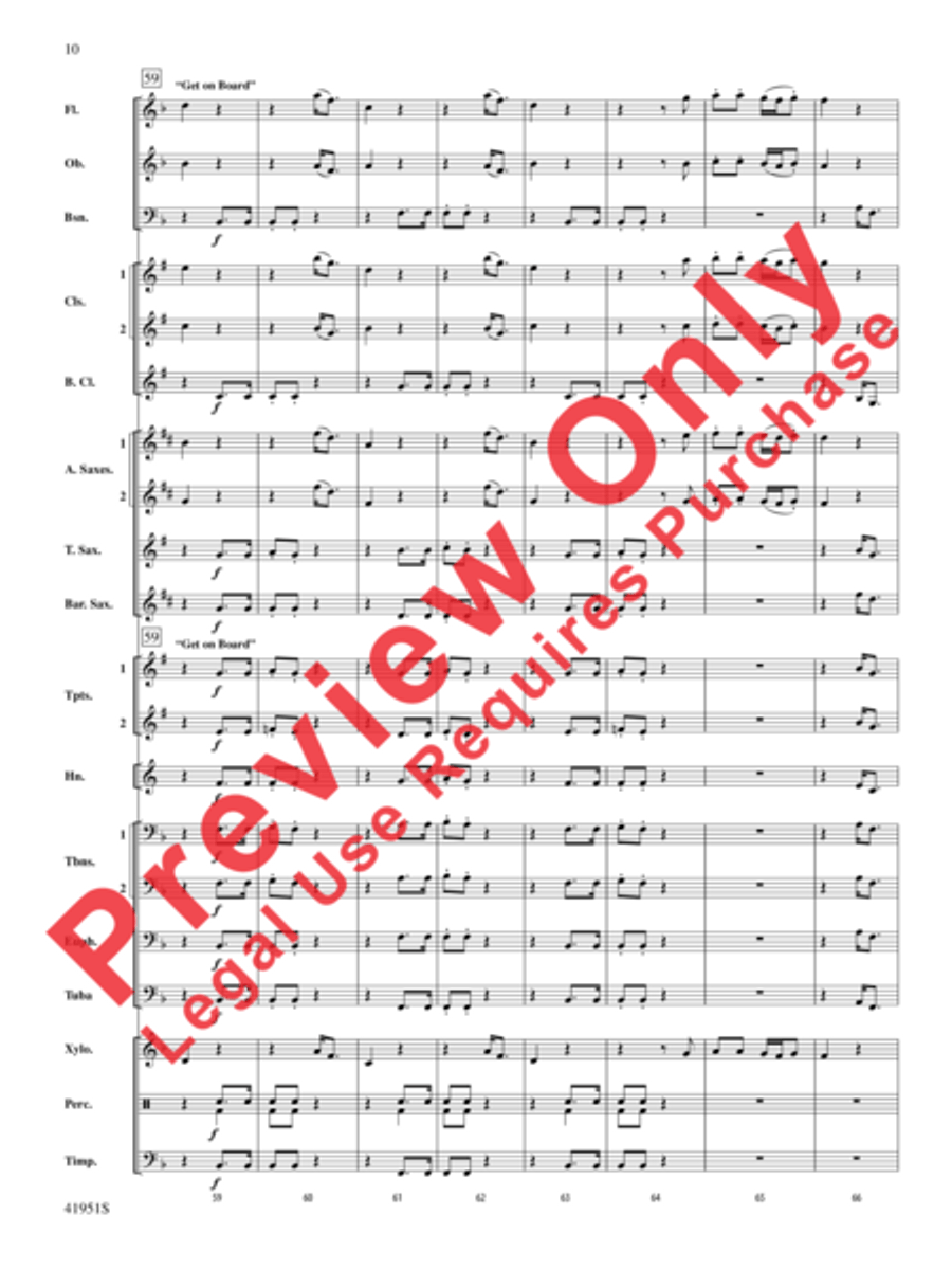 Hobo Train Hobo Train Concert Band scores gallery preview page 11