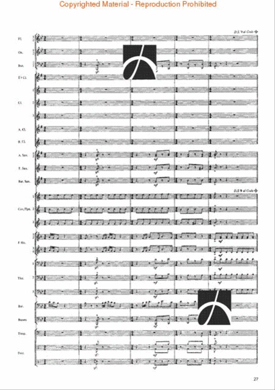 La Storia Concert Band scores gallery preview page 23