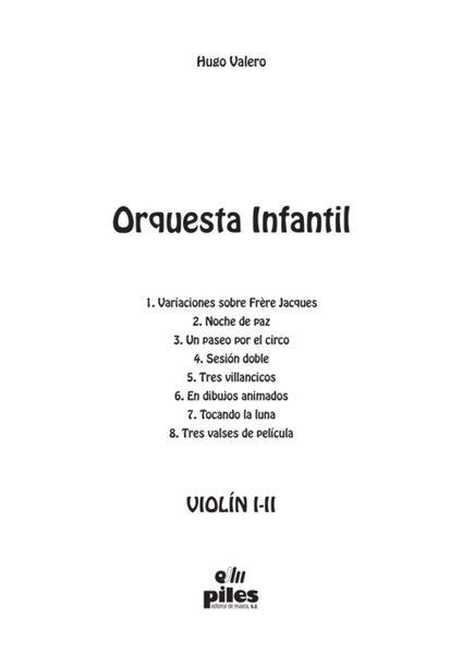 Orquesta Infantil/ Violin I y II