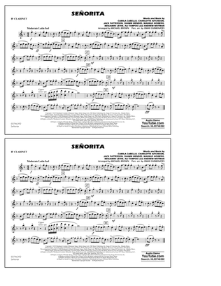 Se&#241;orita (arr. Carmenates and Brown) - Bb Clarinet