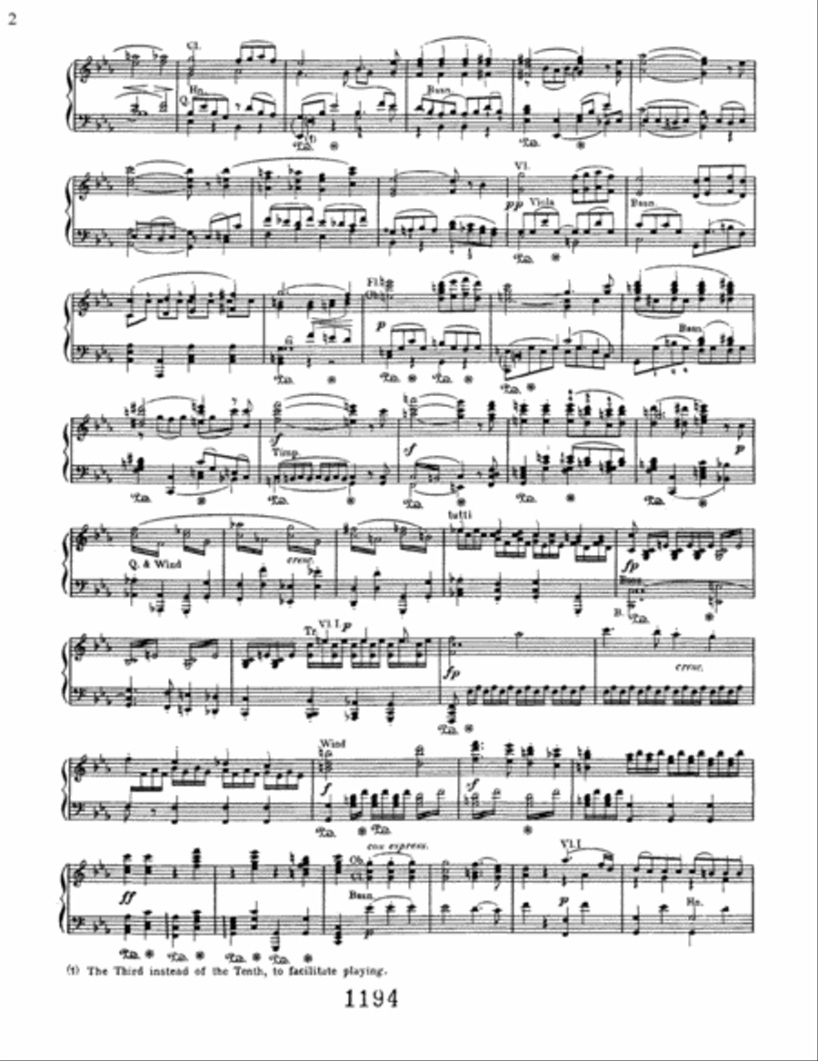 Concerto No. 3 in C Minor, Op. 37 Piano Solo scores gallery preview page 2