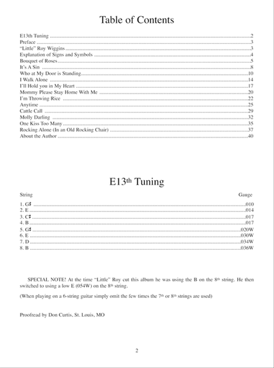 Little Roy Wiggins - Memory Time Electric Guitar scores gallery preview page 3