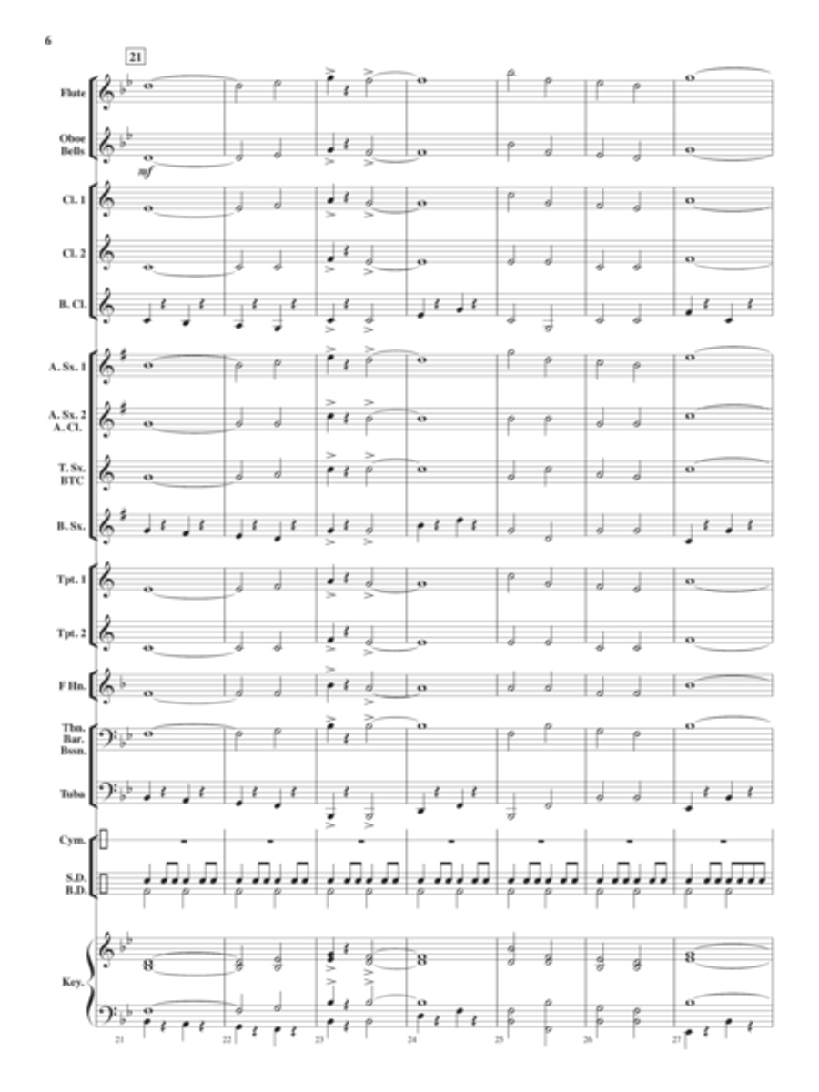 Discover America Discover America Concert Band scores gallery preview page 5