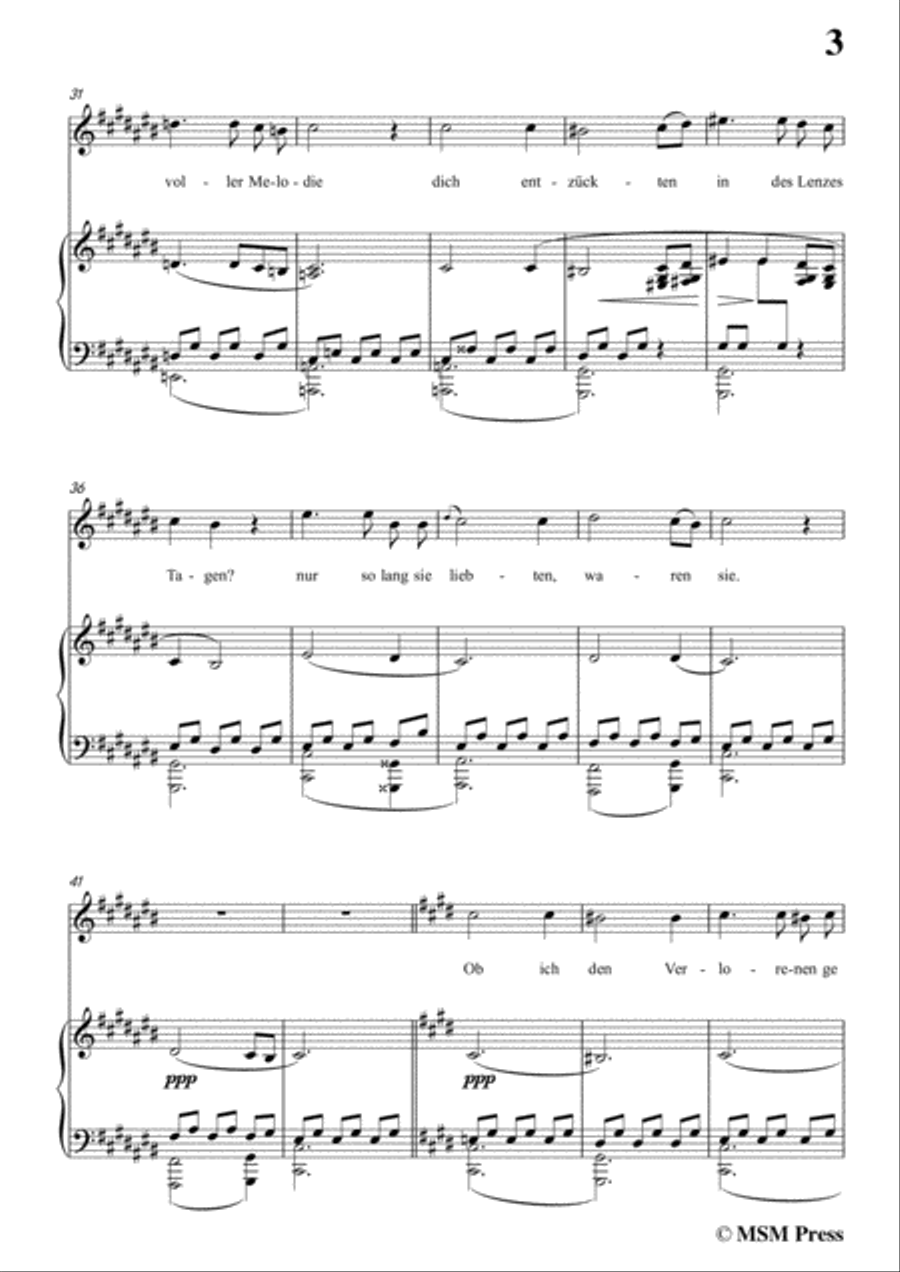 Schubert-Thekla: Eine Geisterstimme(Thekla: A Spirit Voice),D.595,in c sharp minor,for Voice&Piano Voice scores gallery preview page 5