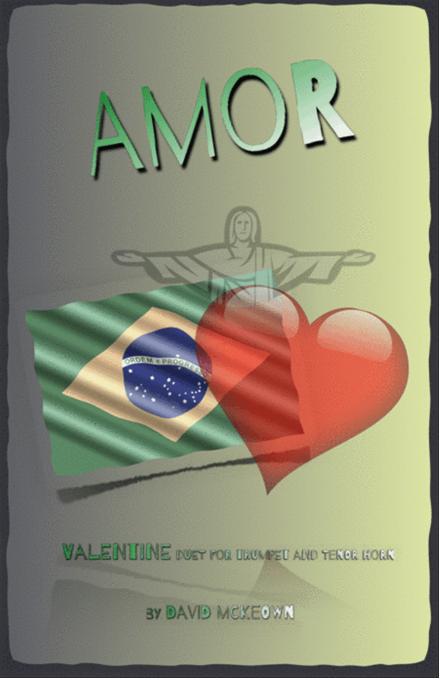 Amor, (Portuguese for Love), Trumpet and Tenor Horn Duet Brass Duet scores gallery preview page 1
