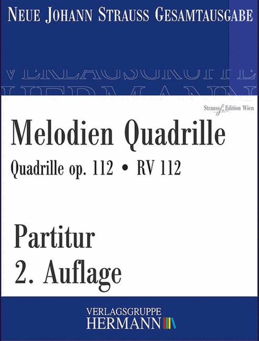Melodien Quadrille op. 112 RV 112 Orchestra scores gallery preview page 1