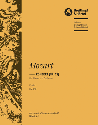 Book cover for Piano Concerto [No. 22] in Eb major K. 482