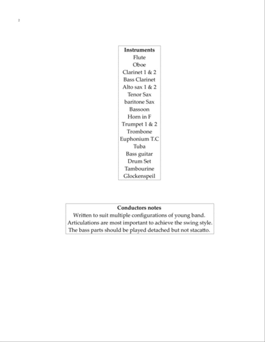 Street Talk Street Talk Concert Band scores gallery preview page 2