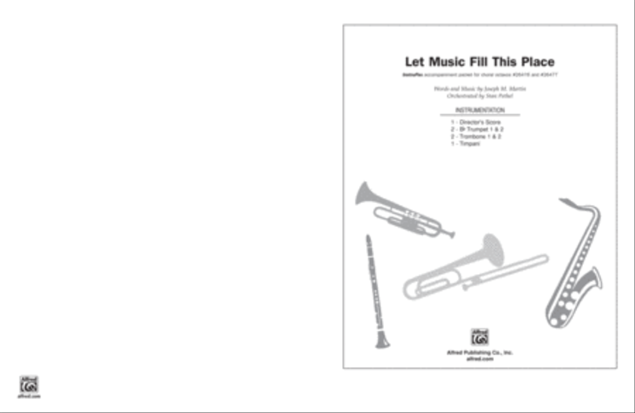 Let Music Fill This Place Choir scores gallery preview page 1