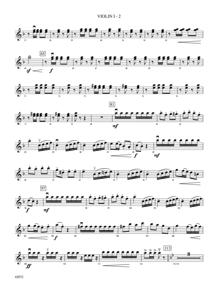 The Florentiner March: 1st Violin