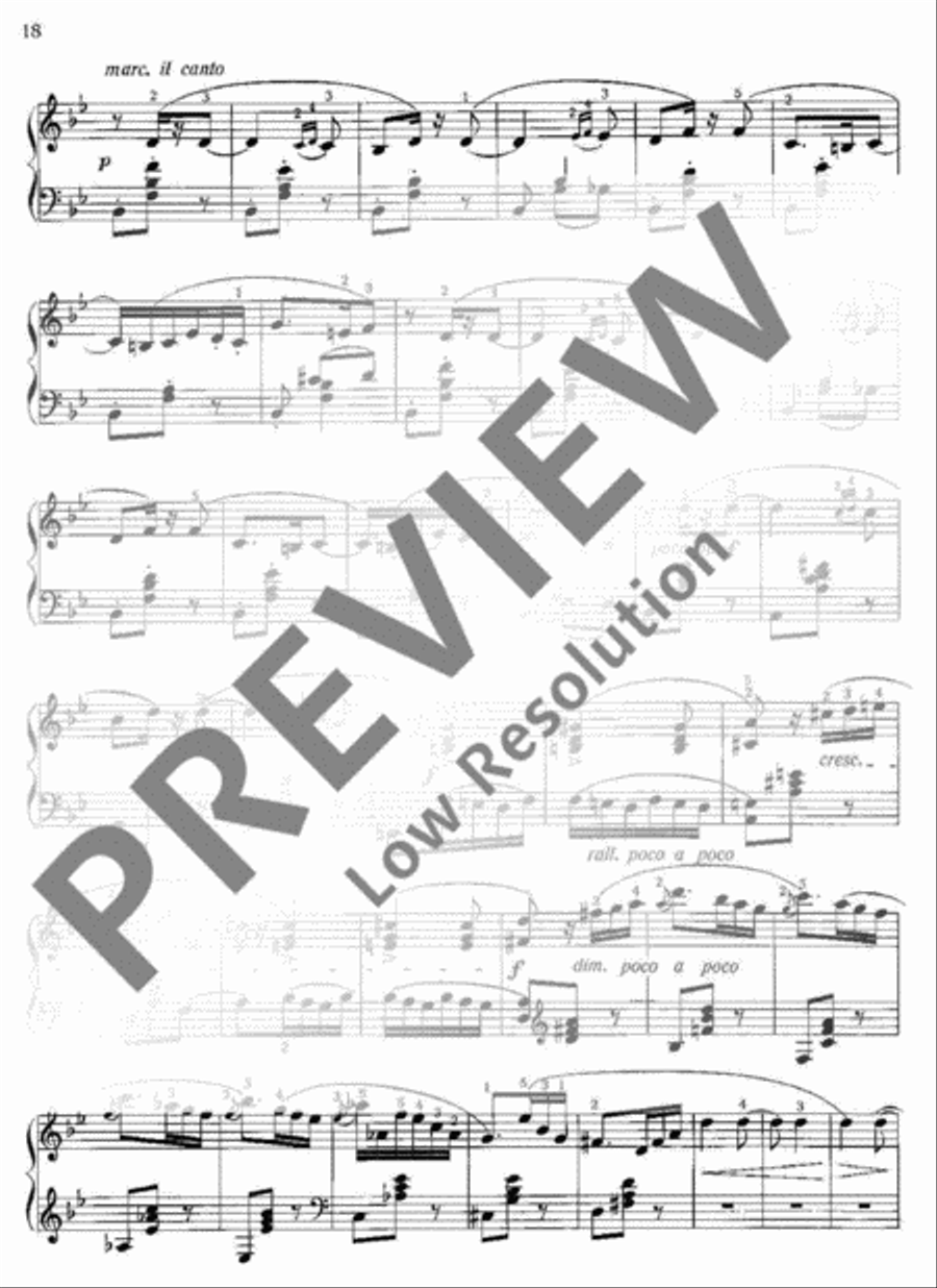 Selected Piano Works Piano Solo scores gallery preview page 19