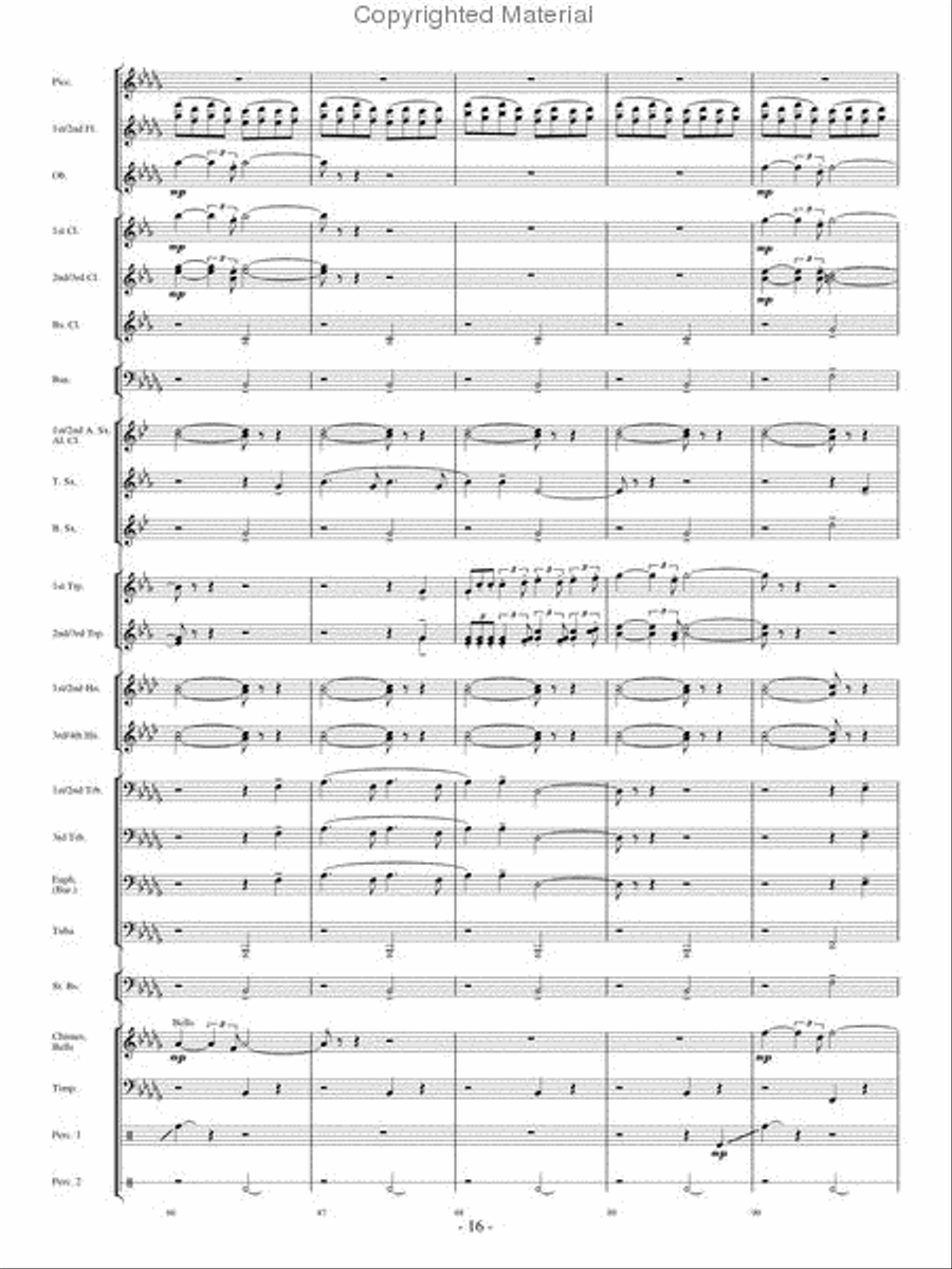 Broad Stripes and Bright Stars Concert Band scores gallery preview page 15
