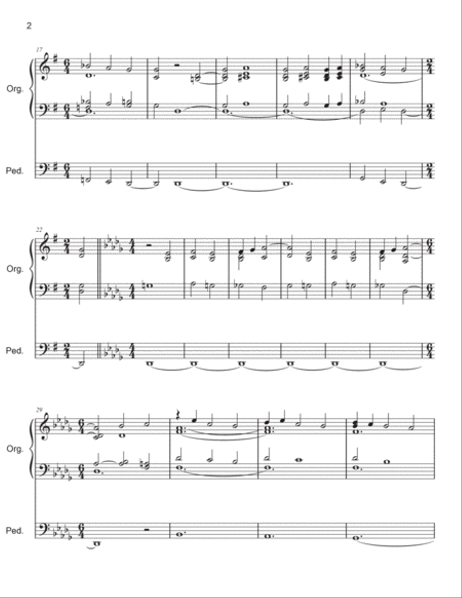 Requiem for Organ by Mark Andersen Organ Solo scores gallery preview page 3