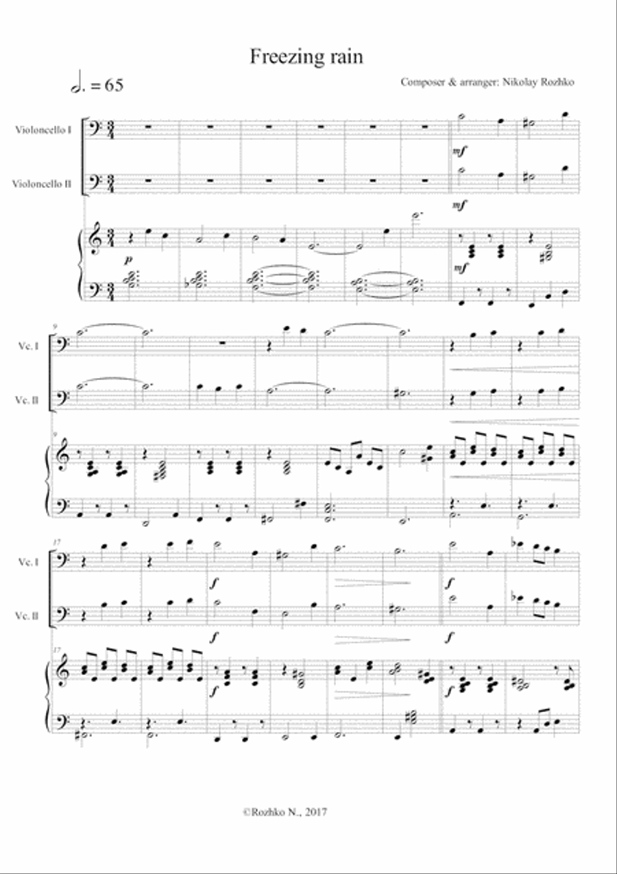 Freezing Rain Freezing Rain Piano scores gallery preview page 2