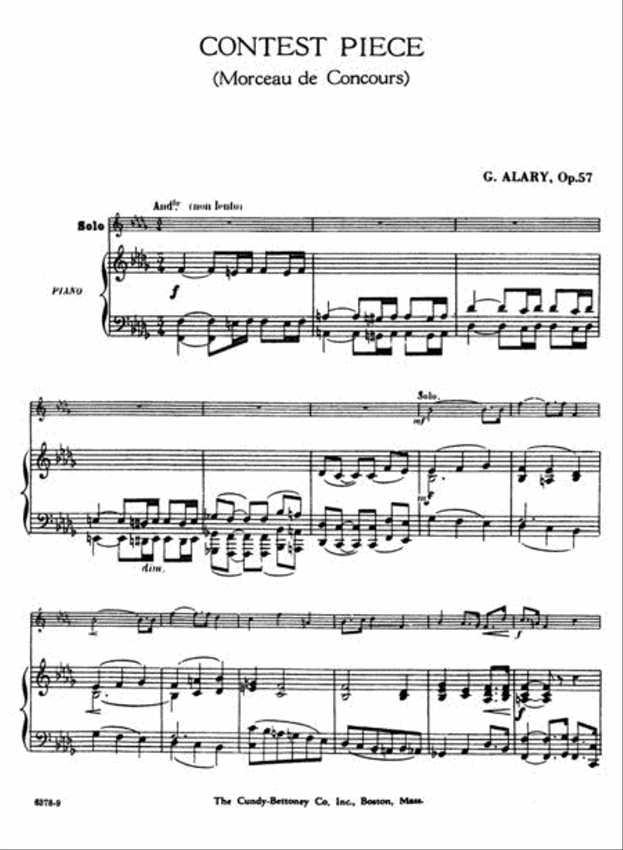 Contest Piece Piano scores gallery preview page 3
