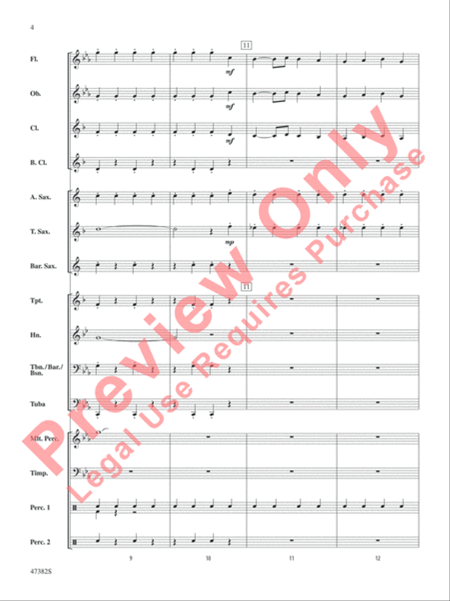 Gustav Holst Band Classics Concert Band scores gallery preview page 5