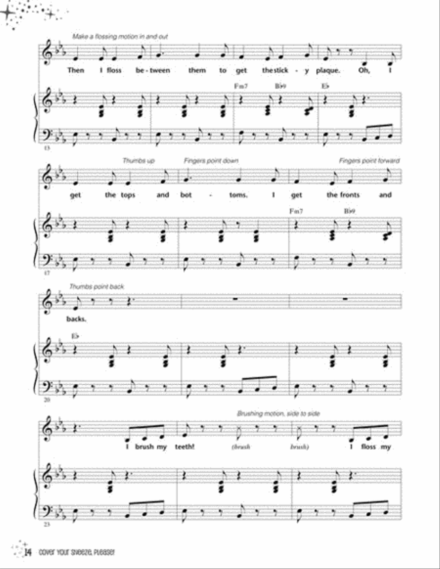 Cover Your Sneeze, Please! Choir scores gallery preview page 6
