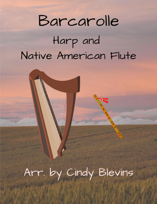 Book cover for Barcarolle, for Harp and Native American Flute