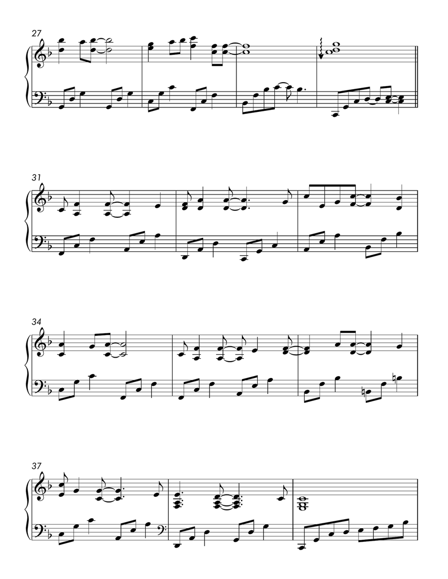 Hark! the Herald Angels Sing (Intermediate Piano) Piano Solo scores gallery preview page 4