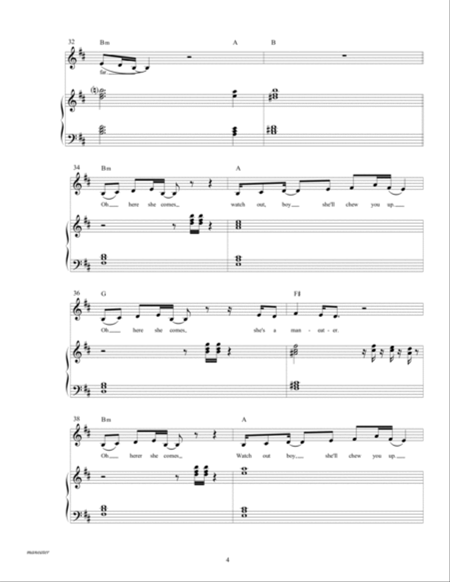Maneater Voice scores gallery preview page 6