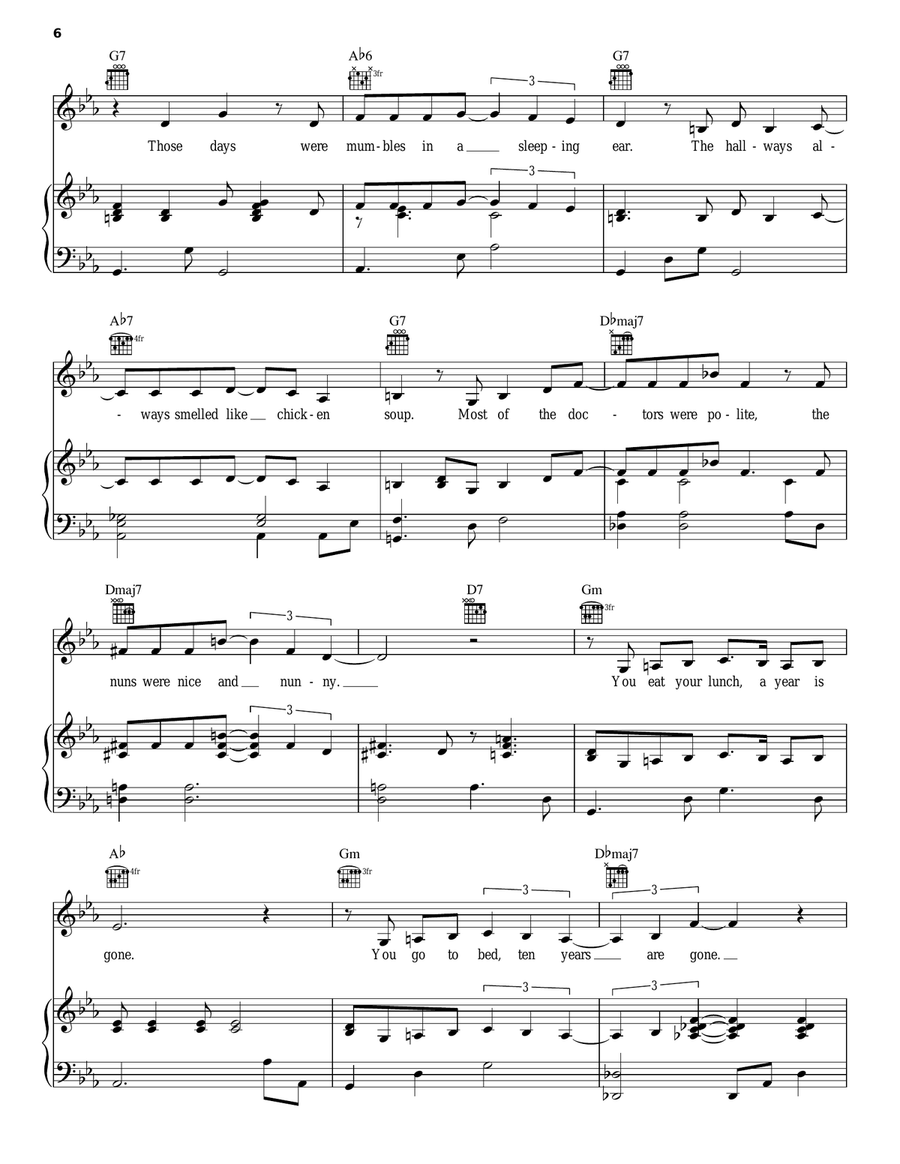 Invisible (from Women On The Verge Of A Nervous Breakdown ) Acoustic Guitar scores gallery preview page 6