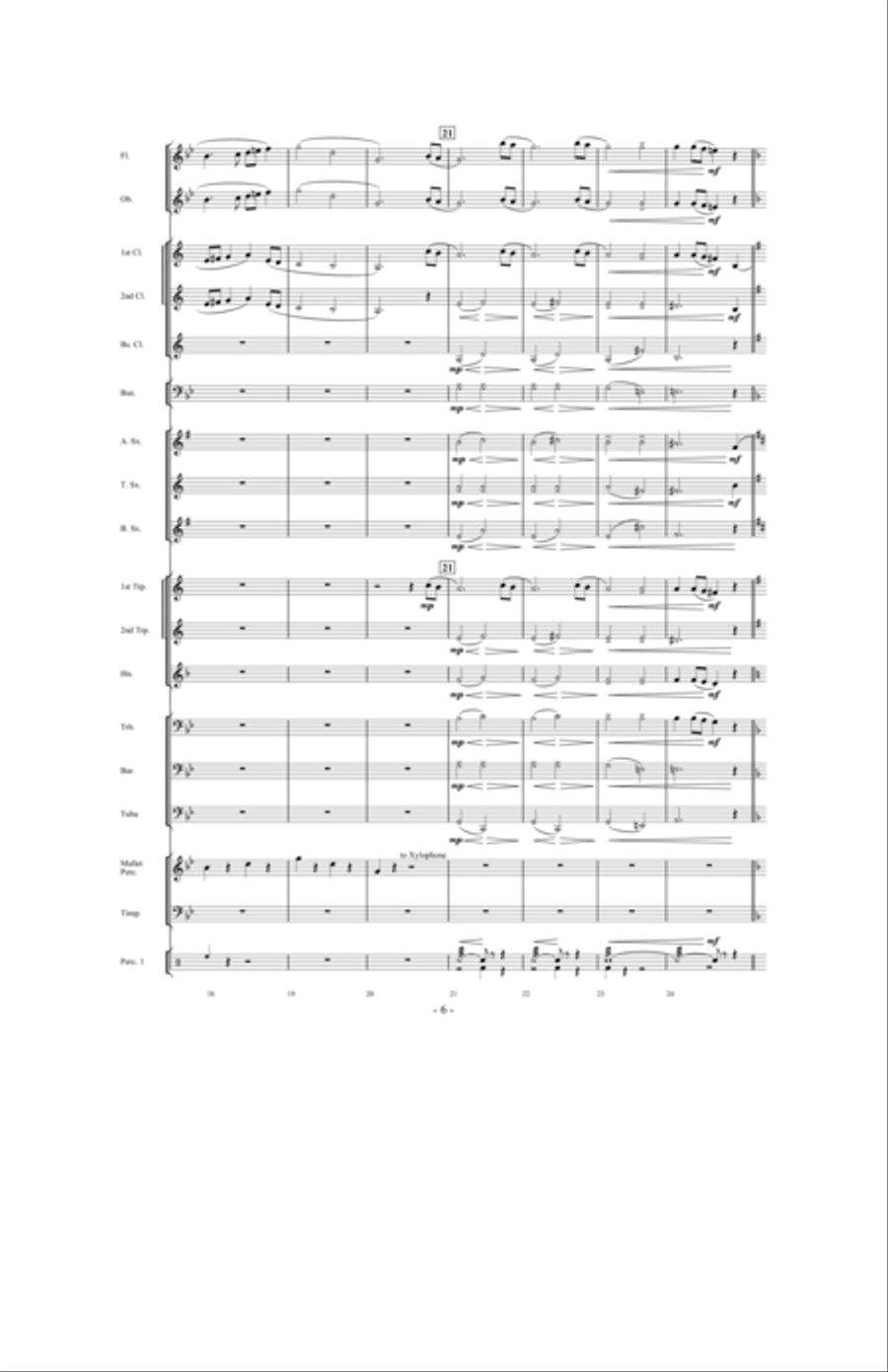 I'll Love My Love Concert Band scores gallery preview page 5