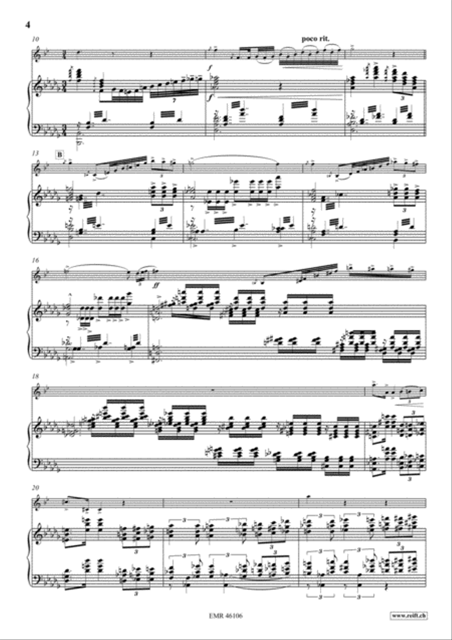 Poeme No. 1 Horn scores gallery preview page 5