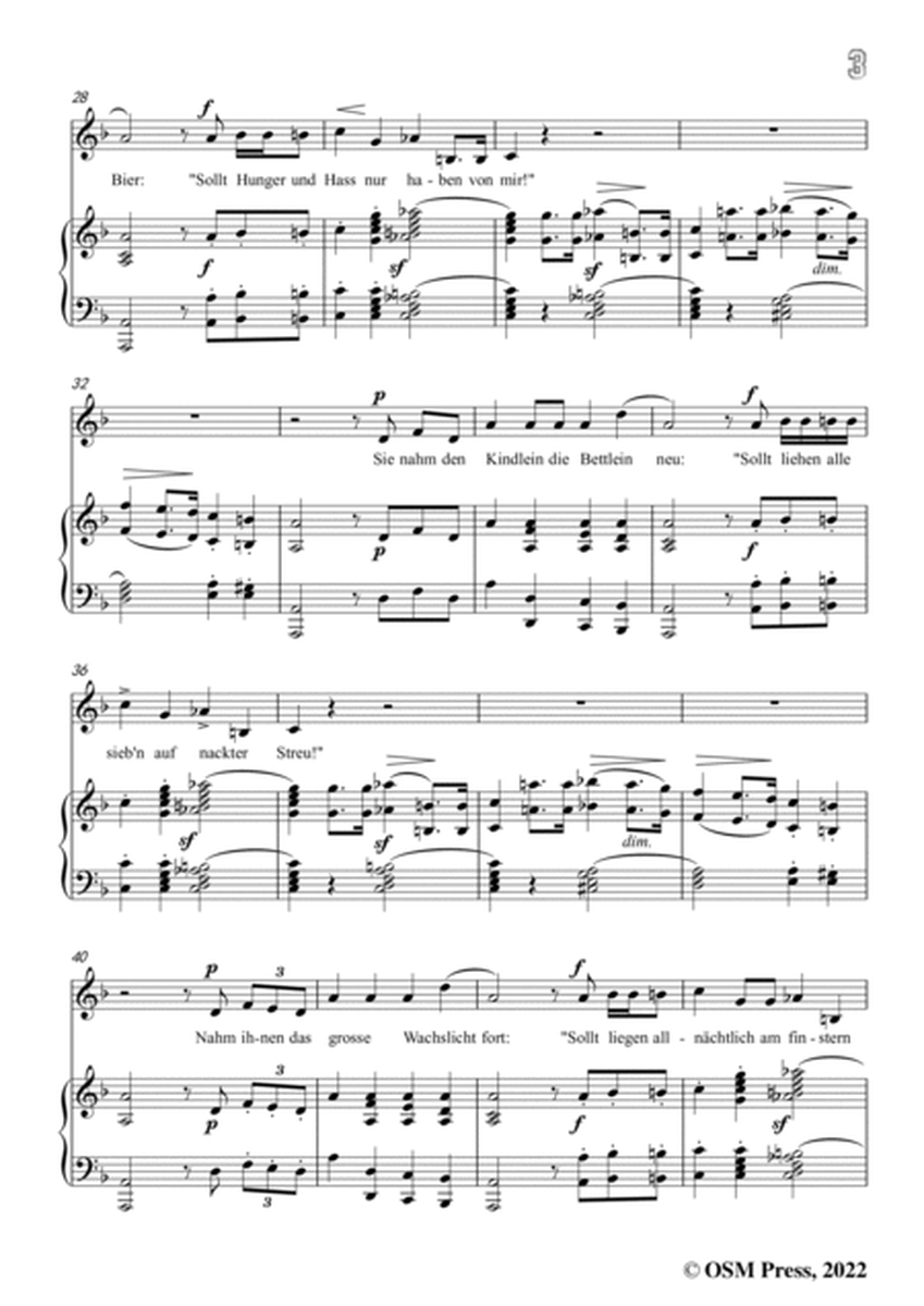 Loewe-Der Mutter Geist,in d minor,Op.8 No.2,from 2 Balladen,for Voice and Piano