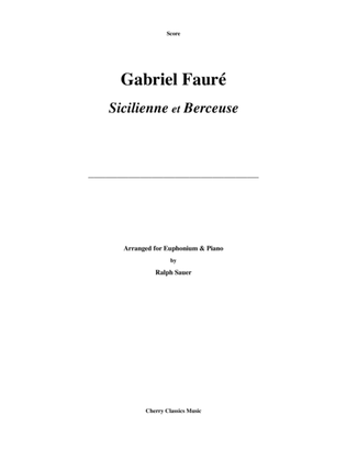 Two Pieces - Berceuse and Sicilienne for Euphonium & Piano