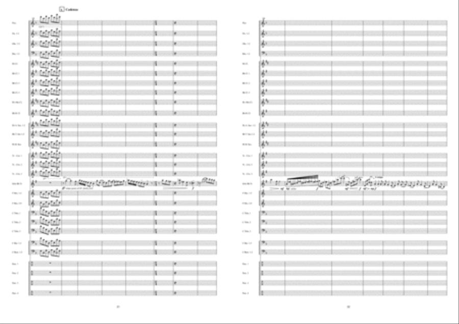 Charanga For Trumpet Concert Band scores gallery preview page 14